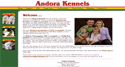 Desktop Screenshot of andorakennels.com