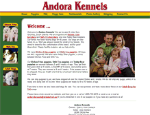 Tablet Screenshot of andorakennels.com